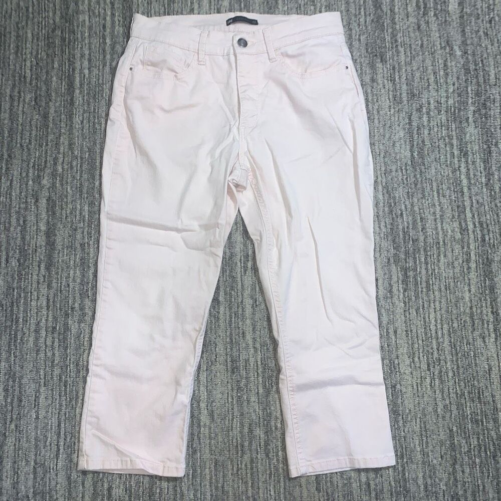 Lee Women's Size 10 Medium Pedal Pink Easy‎ Fit Cropped Jeans Pants